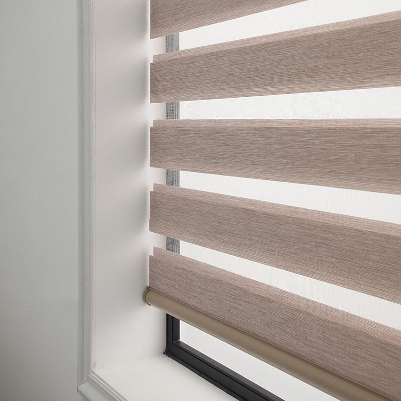 Soft Gauze Rolling Zebra Curtain