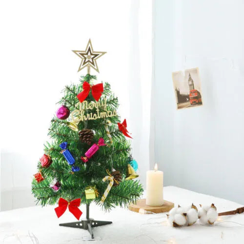 60cm Pre-Lit Mini Christmas Tree