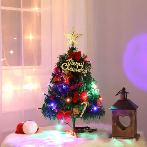 60cm Pre-Lit Mini Christmas Tree